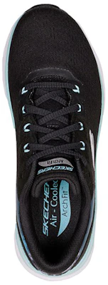 (W) Skechers Arch Fit Glide-Step ''Nero Blu'' 149874-BKAQ Shop (W) Skechers Arch Fit Glide-Step ''Nero Blu'' 149874-BKAQ
