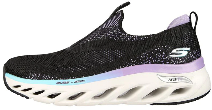 women-skechers-arch-fit-glide-step-black-purple-149387-bkmt