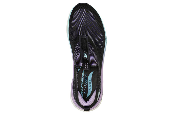 Lookbook (W) Skechers Arch Fit Glide-Step ''Schwarz Lila'' 149387-BKMT