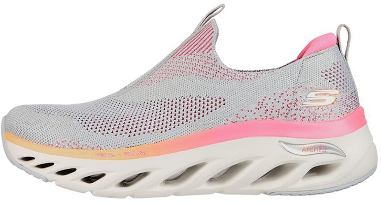 Skechers Arch Fit Glide-step 透氣防滑 懶人運動休閒鞋 女款 灰粉 Buy Skechers Arch Fit Glide-step 透氣防滑 懶人運動休閒鞋 女款 灰粉
