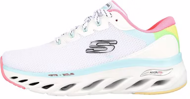 (Women) Skechers Arch Fit Glide-Step 'Highlighter White Multicolor' 149871-WMLT (Women) Skechers Arch Fit Glide-Step 'Highlighter White Multicolor' 149871-WMLT