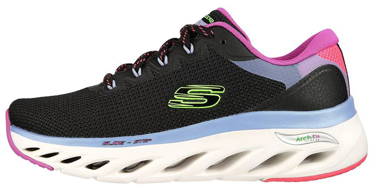 women-skechers-arch-fit-glide-step-highlighter-black-pink-149871-bkmt