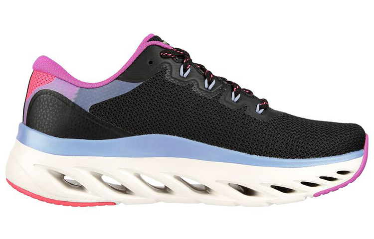 Order (W) Skechers Arch Fit Glide-Step ''Highlighter Zwart Roze'' 149871-BKMT