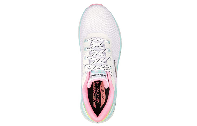 Shop (W) Skechers Arch Fit Glide-Step ''Highlighter Weiß Bunt'' 149871-WMLT