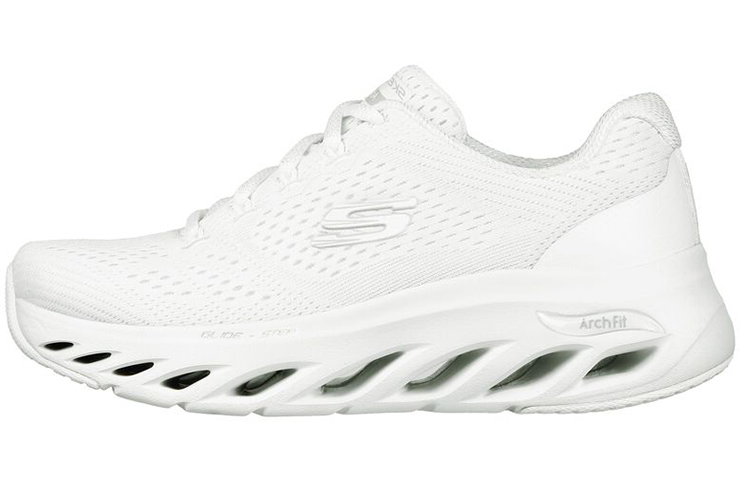 (W) Skechers Arch Fit Glide Step-Top Glory 'White'