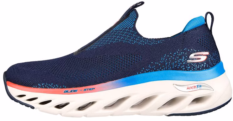 women-skechers-arch-fit-glide-step-anti-slip-abrasion-resistant-lazy-sports-casual-shoe-149387-nvmt