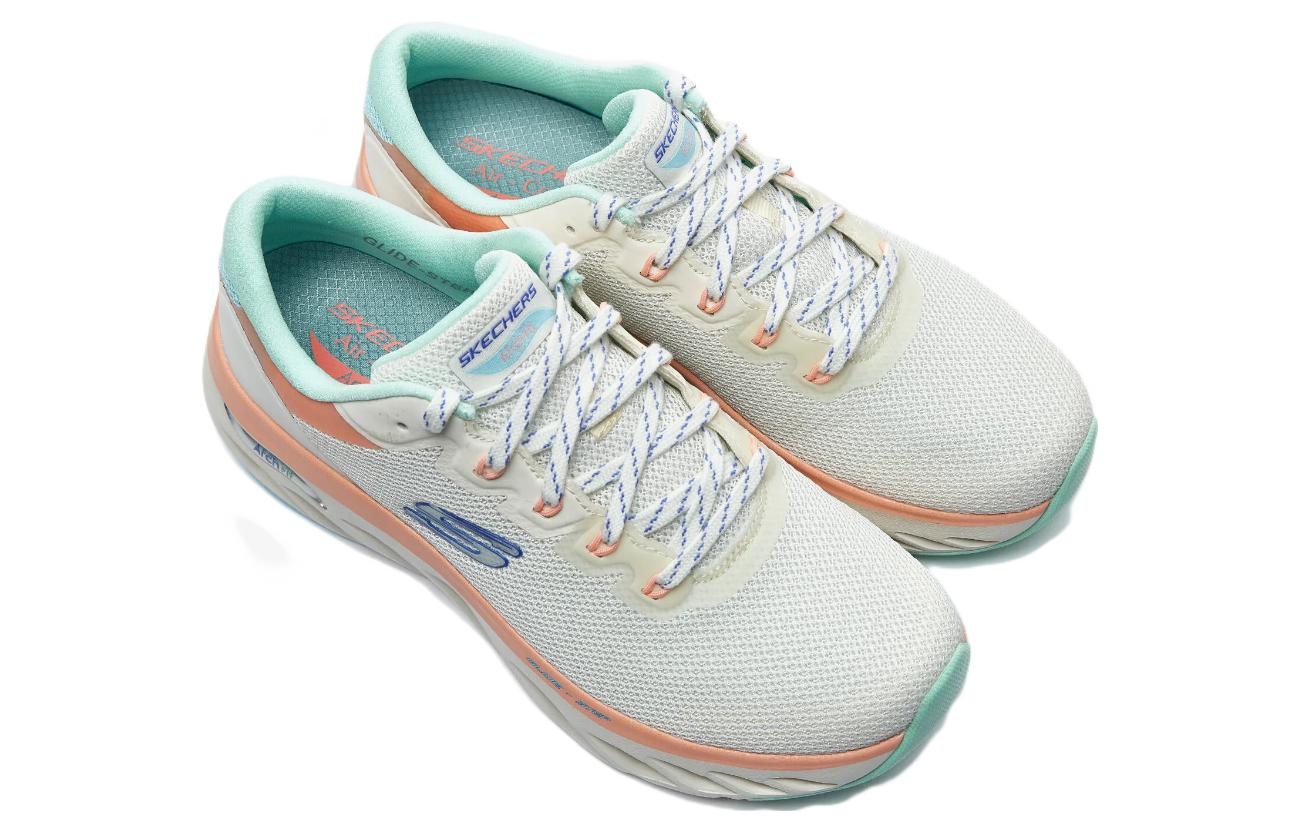 Lookbook (W) Skechers Arch Fit Glide Step 'Beige Pink' Wanita Beige Pink 149871-OFPK