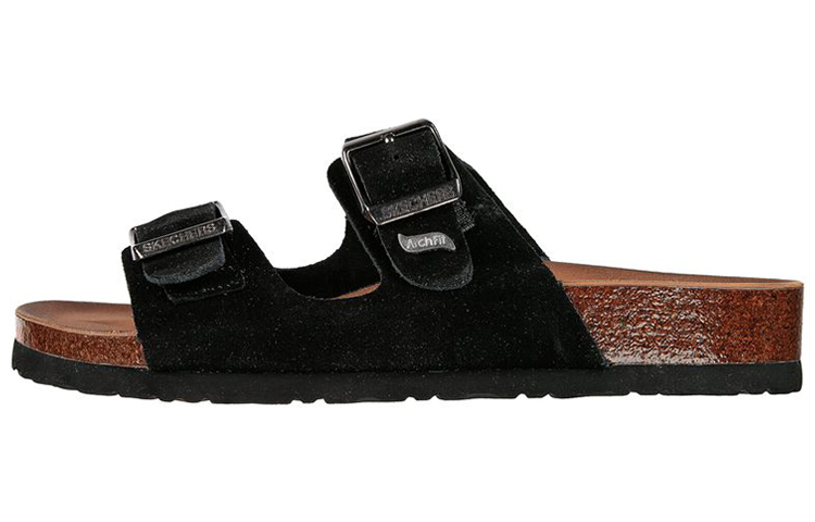 Buy (W) Skechers Arch Fit Granola 'Sandalia Deportiva de Confort Negra' 163315-BLK