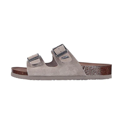 (W) Skechers Arch Fit Granola 'CMFT Slipper - Grey Brown'