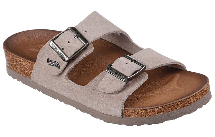 (W) Skechers Arch Fit Granola 'CMFT Slipper - Grey Brown' 圖 3