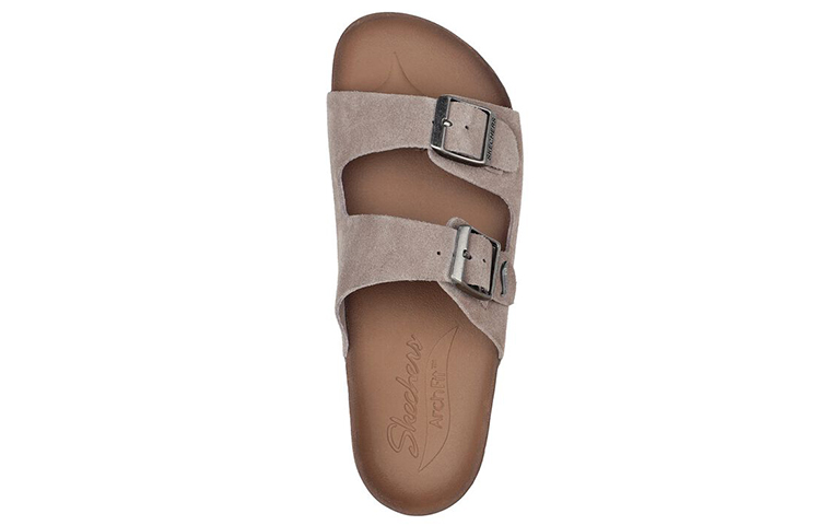 (W) Skechers Arch Fit Granola 'CMFT Slipper - Grey Brown' 圖 4