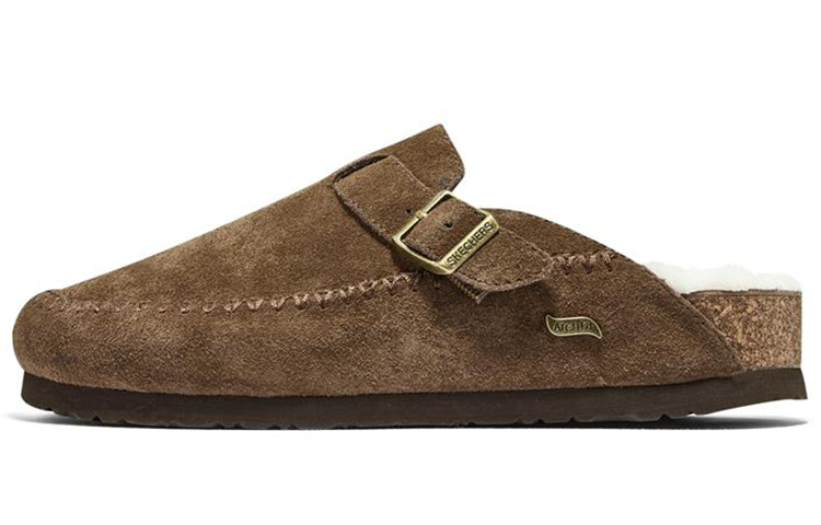 (Women) Skechers Arch Fit Granola Slipper 'Brown Casual' 167608-CHOC