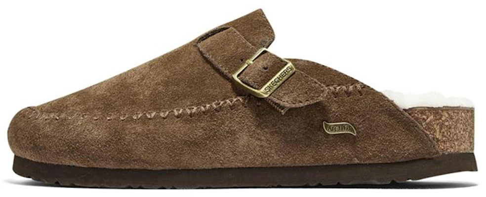 (Women) Skechers Arch Fit Granola Slipper 'Brown Casual' 167608-CHOC Buy (Women) Skechers Arch Fit Granola Slipper 'Brown Casual' 167608-CHOC