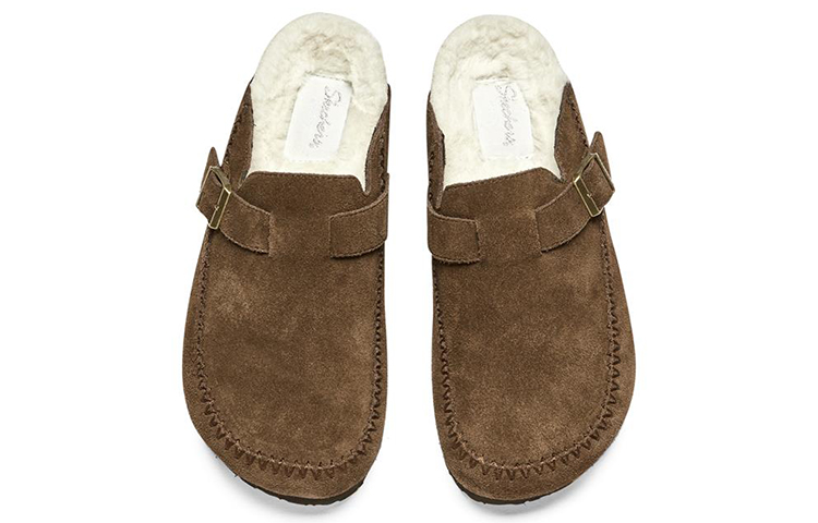 Shop (Women) Skechers Arch Fit Granola Slipper 'Brown Casual' 167608-CHOC