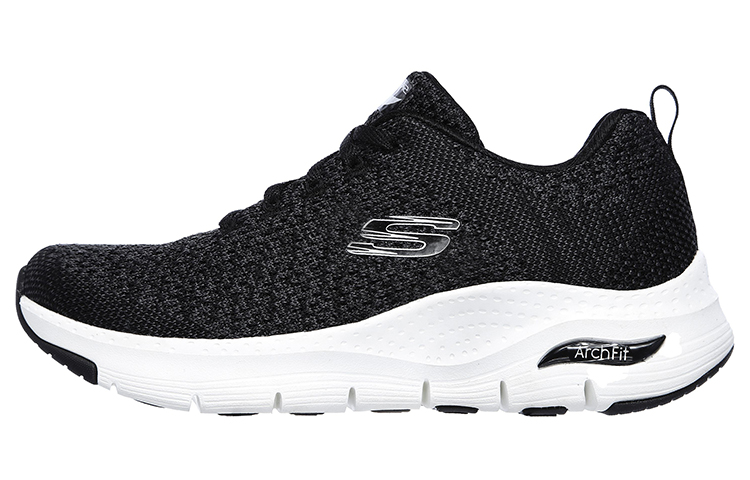 (Women) Skechers Arch Fit-Infinite Adventure 'Black White' 149058-BKW