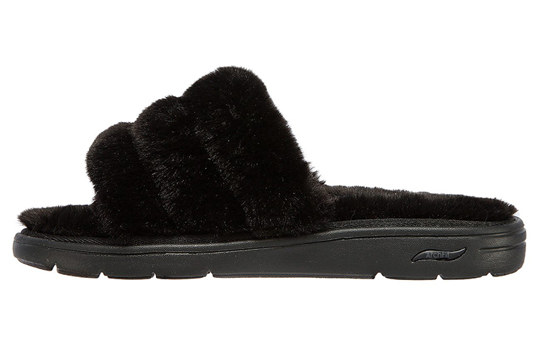 (Women) Skechers Arch Fit Lounge - Unwind Slipper 'Black' 175105-BBK