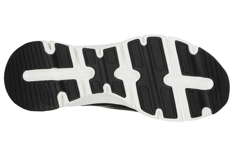 (W) Skechers Arch Fit Low-Top Black/White 圖 4