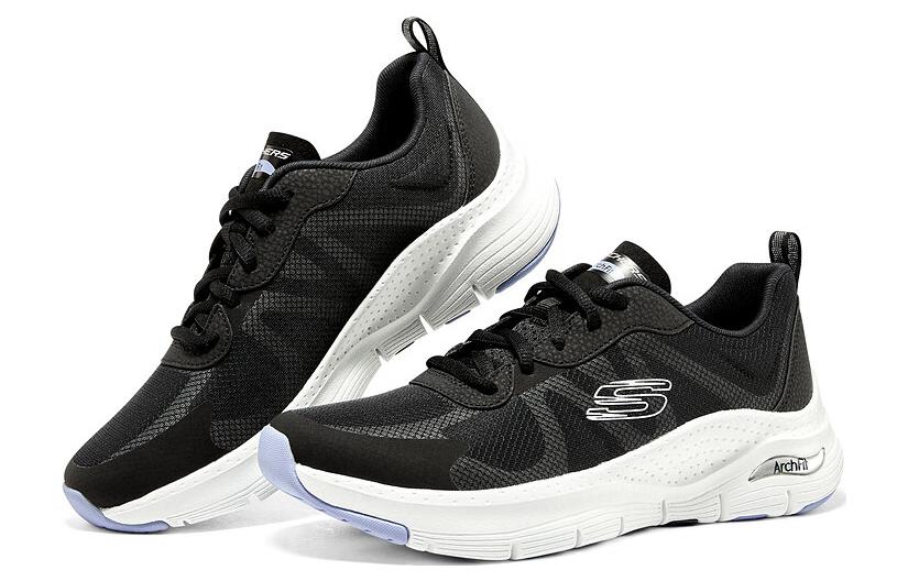 Shop (W) 스케쳐스 아치핏 로우 '블랙 화이트' 149567-BKBL