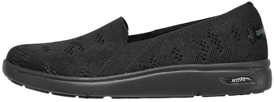 Skechers Arch Fit 防滑透氣 低筒運動休閒鞋 女款 純黑 Buy Skechers Arch Fit 防滑透氣 低筒運動休閒鞋 女款 純黑