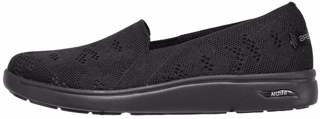 (Women) Skechers Arch Fit Low 'Pure Black' 136568-BBK Buy (Women) Skechers Arch Fit Low 'Pure Black' 136568-BBK