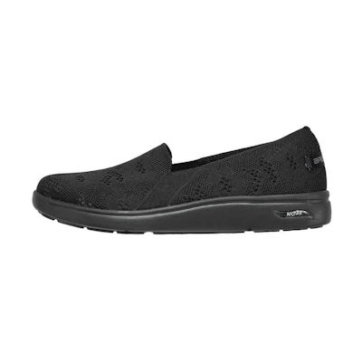(W) Skechers Arch Fit Low 'Pure Black'