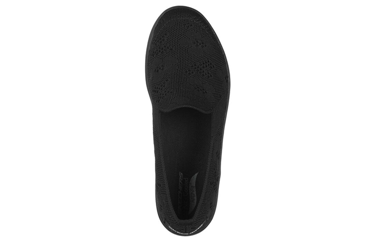Shop (W) Skechers Arch Fit Rendah 'Hitam Murni' 136568-BBK