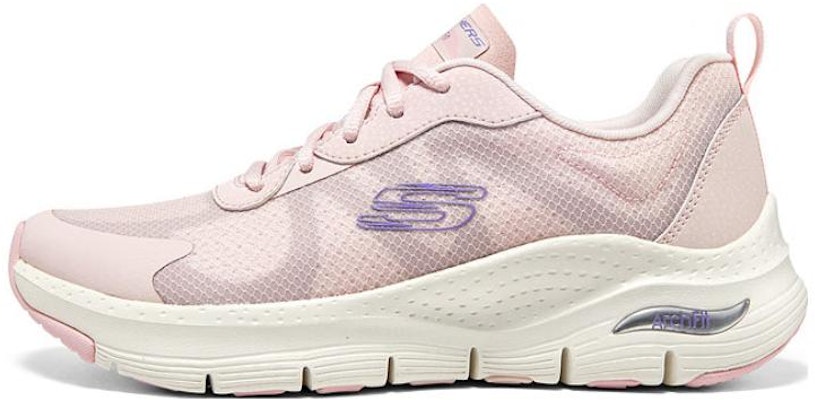 Skechers Arch Fit 防滑耐磨 低筒 運動休閒鞋 女款 粉白 Buy Skechers Arch Fit 防滑耐磨 低筒 運動休閒鞋 女款 粉白