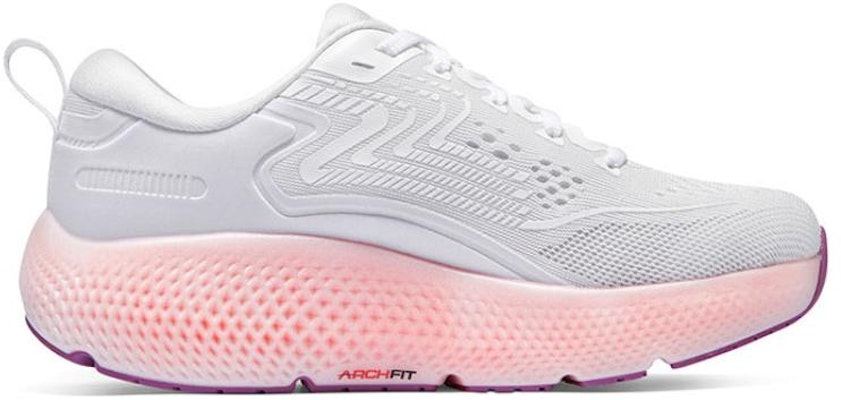 (W) Skechers Go Run Max Road 6 'Putih Merah Jambu' 172078-WLV Order (W) Skechers Go Run Max Road 6 'Putih Merah Jambu' 172078-WLV