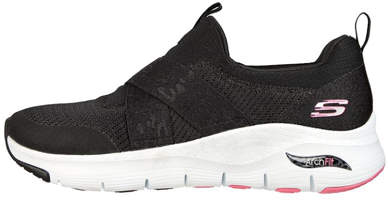 (Women) Skechers Arch Fit - Modern Rhythm 'Black Hot Pink' 149717-BKHP Buy (Women) Skechers Arch Fit - Modern Rhythm 'Black Hot Pink' 149717-BKHP