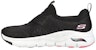 (Women) Skechers Arch Fit - Modern Rhythm 'Black Hot Pink' 149717-BKHP