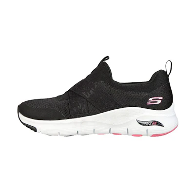 (W) Skechers Arch Fit - Modern Rhythm 'Black Hot Pink'
