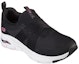 Lookbook (Women) Skechers Arch Fit - Modern Rhythm 'Black Hot Pink' 149717-BKHP