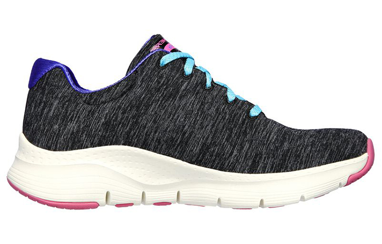 Order (Women) Skechers Arch Fit Pillow Walker 'Black Grey' 149165-BKMT