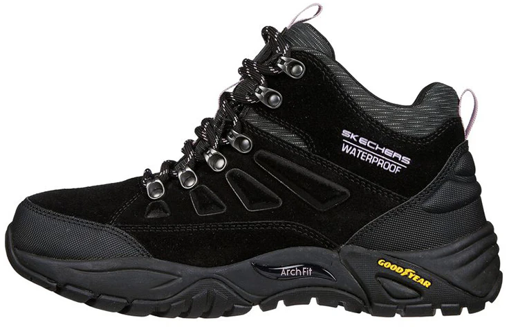 women-skechers-arch-fit-recon-waterproof-black-outdoor-158490-bbk