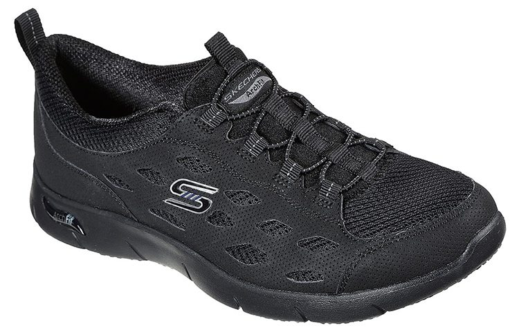 Lookbook (W) Skechers Arch Fit Refine Damen Sneaker 104163-BBK