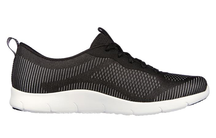 Order (W) Skechers Arch Fit Refine 'Hitam Putih' 104390-BLK