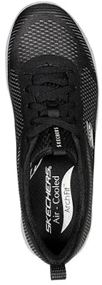 (W) Skechers Arch Fit Refine 'Hitam Putih' 104390-BLK Lookbook (W) Skechers Arch Fit Refine 'Hitam Putih' 104390-BLK
