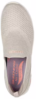 Shop Skechers Arch Fit Refine-Don't Go 低幫懶人鞋 女款 灰褐色