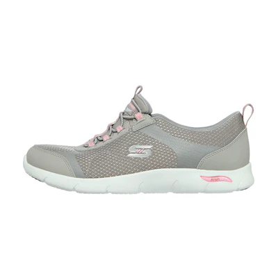 (W) Skechers Arch Fit Refine 'Grey Pink'