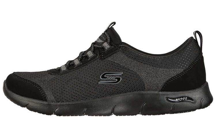 (Women) Skechers Arch Fit Refine 'Her Best Black' 104165-BBK