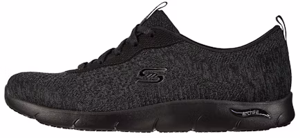 (Women) Skechers Arch Fit Refine 'Lavish All-Black' 104272-BBK (Women) Skechers Arch Fit Refine 'Lavish All-Black' 104272-BBK