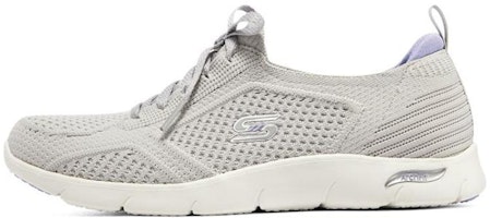(Women) Skechers Arch Fit Refine 'Light Grey Slip-On' 104249-LTGY (Women) Skechers Arch Fit Refine 'Light Grey Slip-On' 104249-LTGY