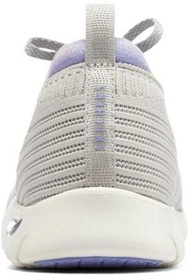 Skechers Arch Fit Refine 一腳蹬 減震防滑耐磨 低幫 運動休閒鞋 女款 淺灰色 Lookbook Skechers Arch Fit Refine 一腳蹬 減震防滑耐磨 低幫 運動休閒鞋 女款 淺灰色