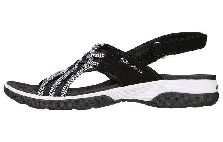 (W) Skechers Arch Fit Reggae 'Black White'