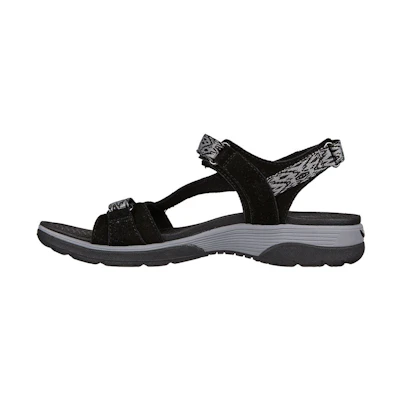 (W) Skechers Arch Fit Reggae 'CMFT Sports Sandal Black'