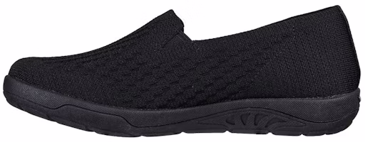 (Women) Skechers Arch Fit Reggae Cup 'For Fun Black' 158486-BBK (Women) Skechers Arch Fit Reggae Cup 'For Fun Black' 158486-BBK