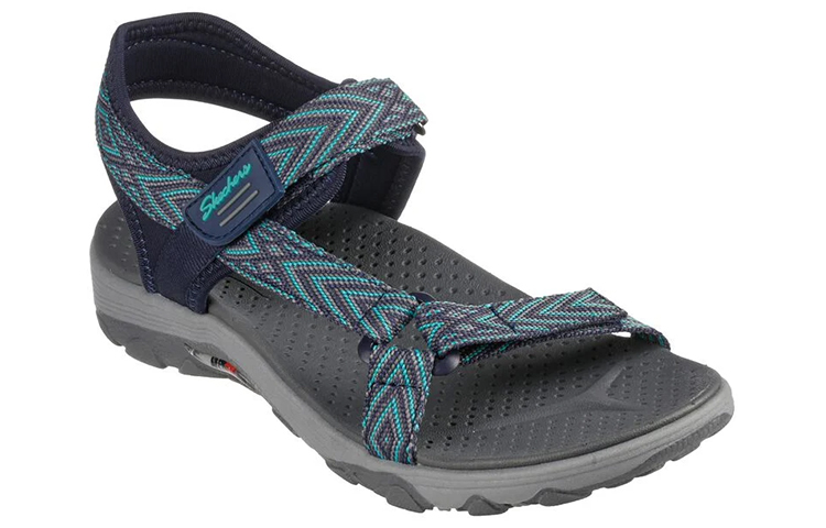 (W) Skechers Arch Fit Reggae Sandal 'Blue Grey' 圖 3