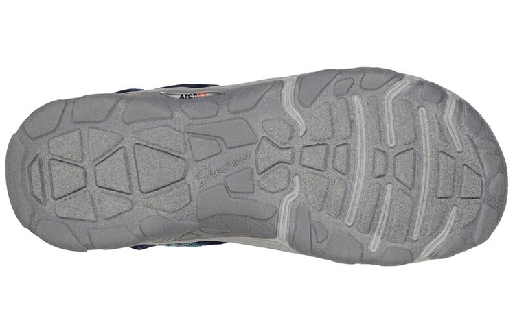 (W) Skechers Arch Fit Reggae Sandal 'Blue Grey' 圖 5
