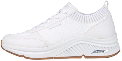 (Women) Skechers Arch Fit S-Miles 'Walk On White' 155565-WHT (Women) Skechers Arch Fit S-Miles 'Walk On White' 155565-WHT