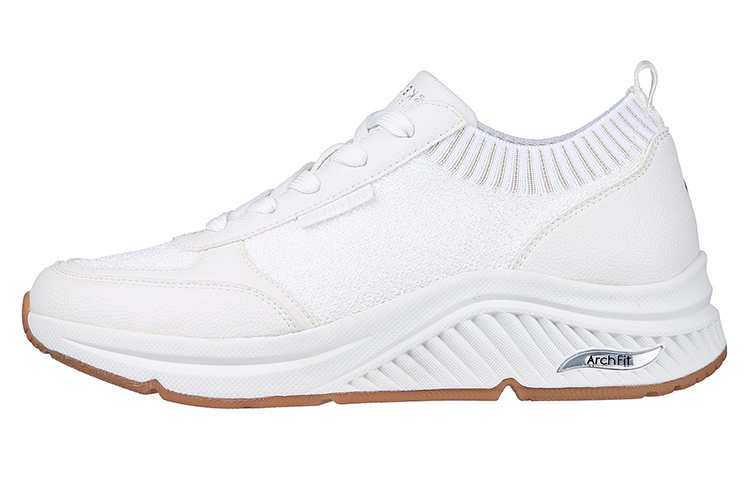 (Women) Skechers Arch Fit S-Miles 'Walk On White' 155565-WHT